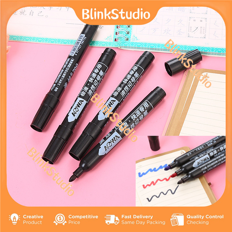 

Spidol Permanent / Alat Tulis Spidol / Spidol Hitam Biru Merah