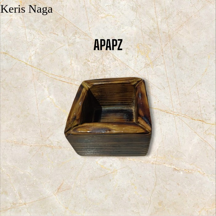 Asbak kayu estetik / Asbak kayu kotak / Tempat abu / Asbak kayu unik / Asbak Jumbo LFS3