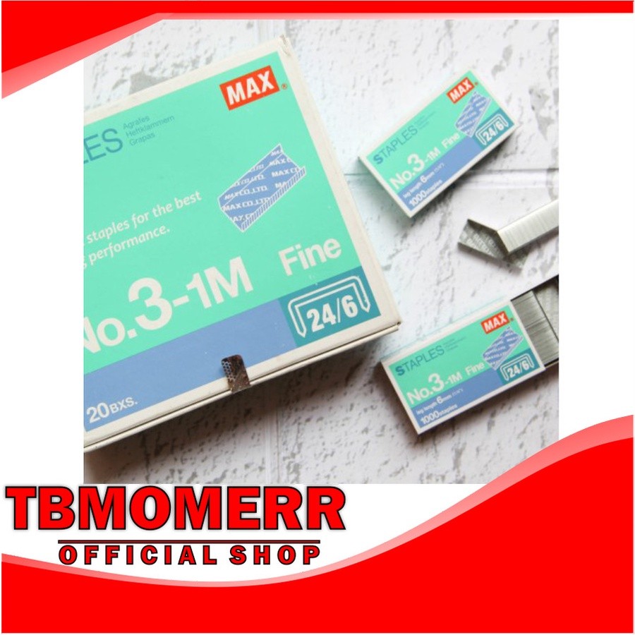 

TBMO REFILL STAPLES MAX NO. 3-1M PACK / ISI STAPLES / PACK