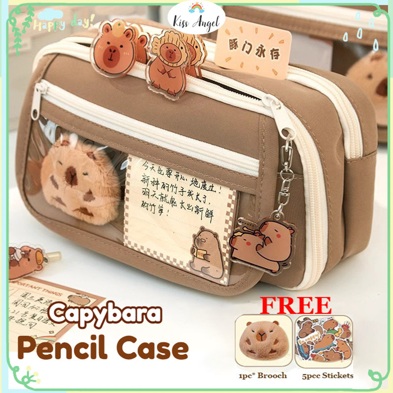 

Capybara Tempat Alat Tulis Kotak Pensil Aesthetic Kotak Pensil Pencil-case Perempuan Motif Cantik Dan Lucu