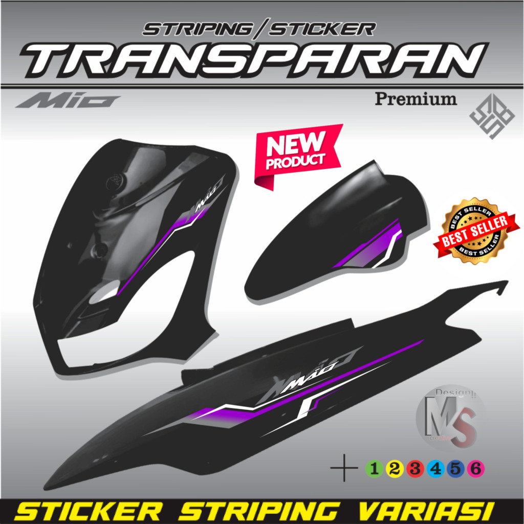 STRIPING MIO SPORTY. STRIPING TRANSPARAN MIO SPORTY STRIPING VARIASI
