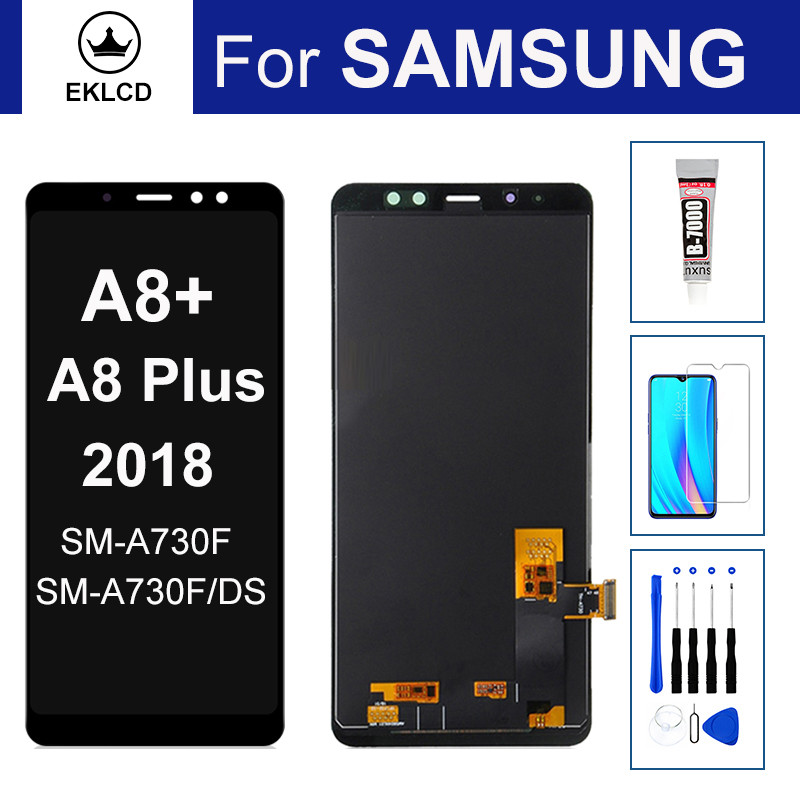 LCD For Samsung Galaxy A8 Plus 2018 LCD Display Touch Screen Digitizer For Samsung A730 SM-A730F A73