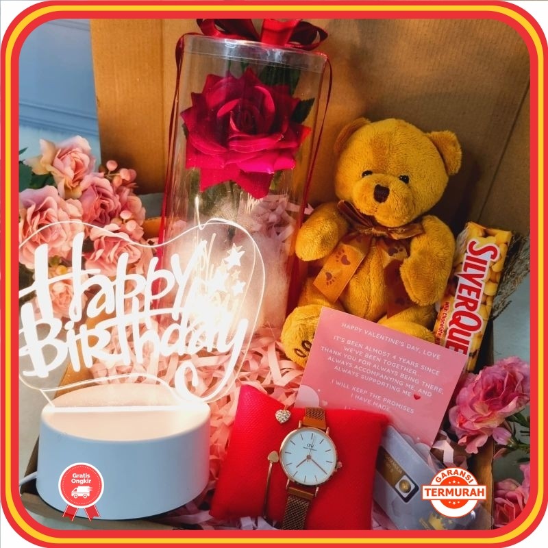 

Kado Valentine Romantis Unik Lucu Kreatif Besar / PREMIUM Hadiah Ulang Tahun Hampers Cewek / Kado Pacar Birthday Gift