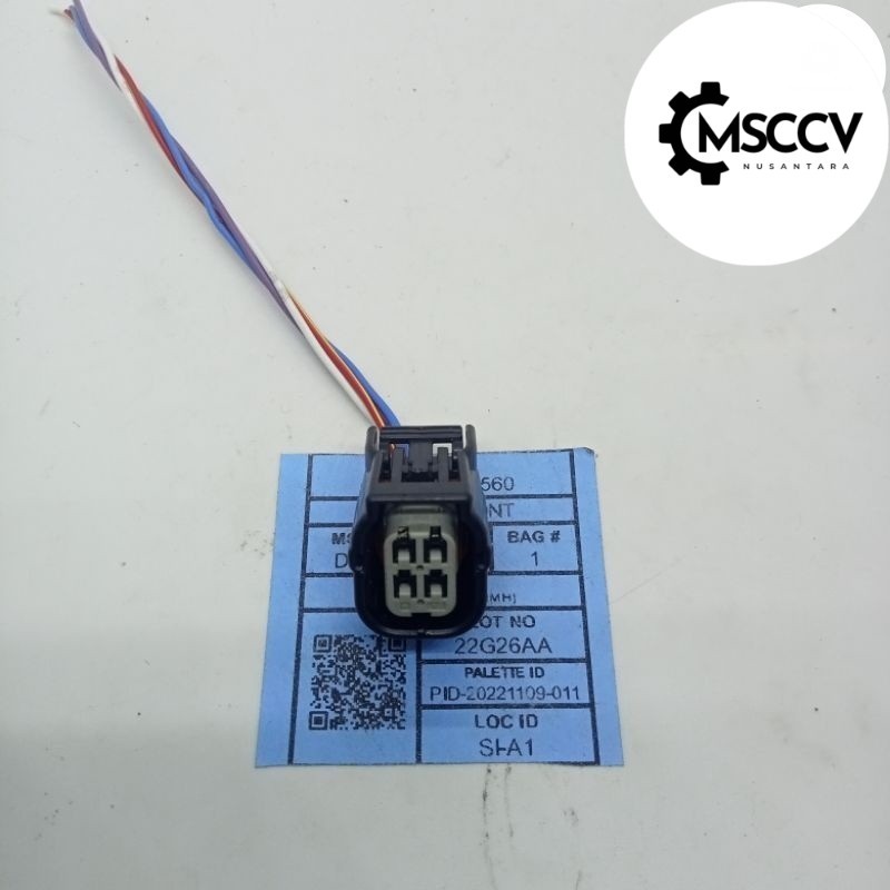 SOKET KABEL DINAMO AMPER PENGISIAN AKI ALTERNATOR HONDA JAZZ FREED BRIO MOBILIO ORIGINAL