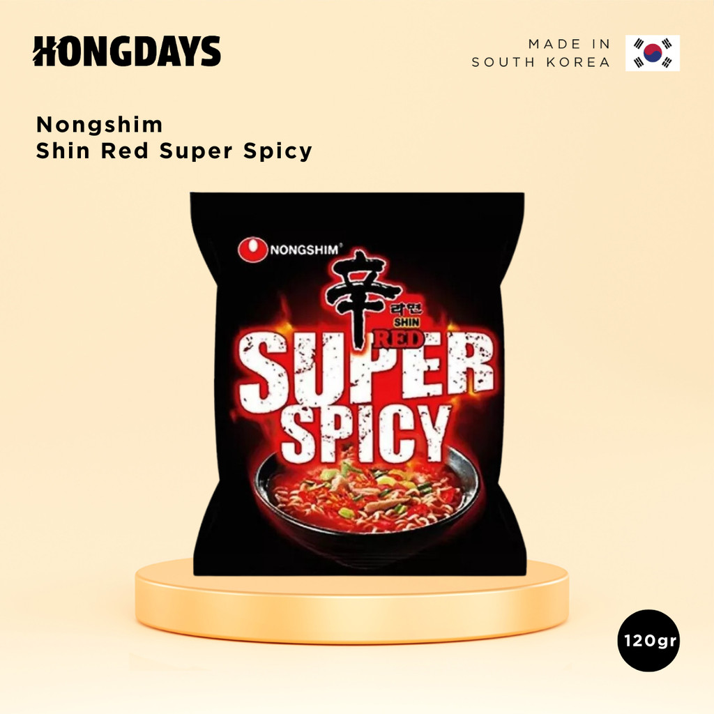 

Nongshim Shin Red Spicy - Mi Instan Rasa Pedas - HONGDAYS