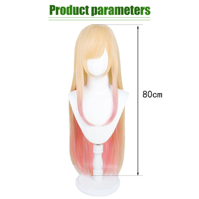 Wig Marin Kitagawa Cosplay My Dress-Up Darling Rambut Palsu Marin Kitagawa