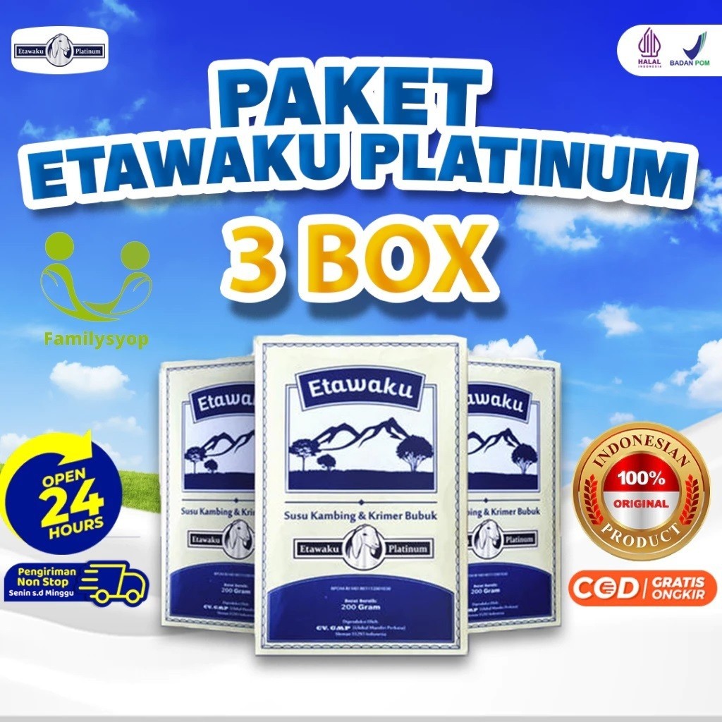 

PAKET 3 BOX ETAWAKU PLATINUM SENDI amp TULANG SEHAT MENCEGAH OSTEOPOROSIS MENGATASI NYERI SENDI NYERI TULANG