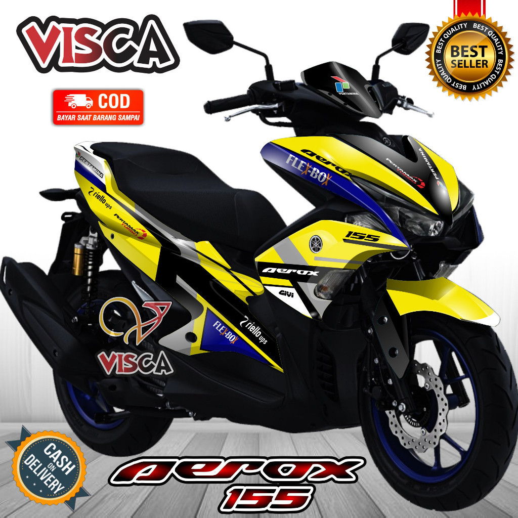 Decal Aerox 155 Old Full Body Stiker Aerox 155 Old Keren Striping Aerox 155 Old Variasi Decal Hologr