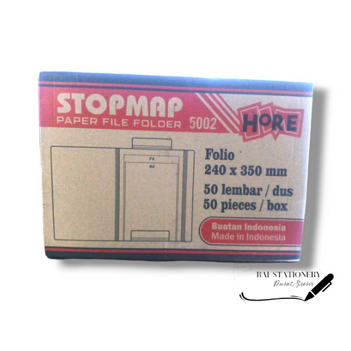 

Stop map / Map kertas Hore / 50 lembar