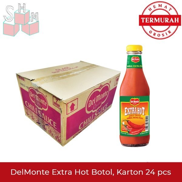 

Del Monte Extra Hot Botol - 1 Karton 24 pcs