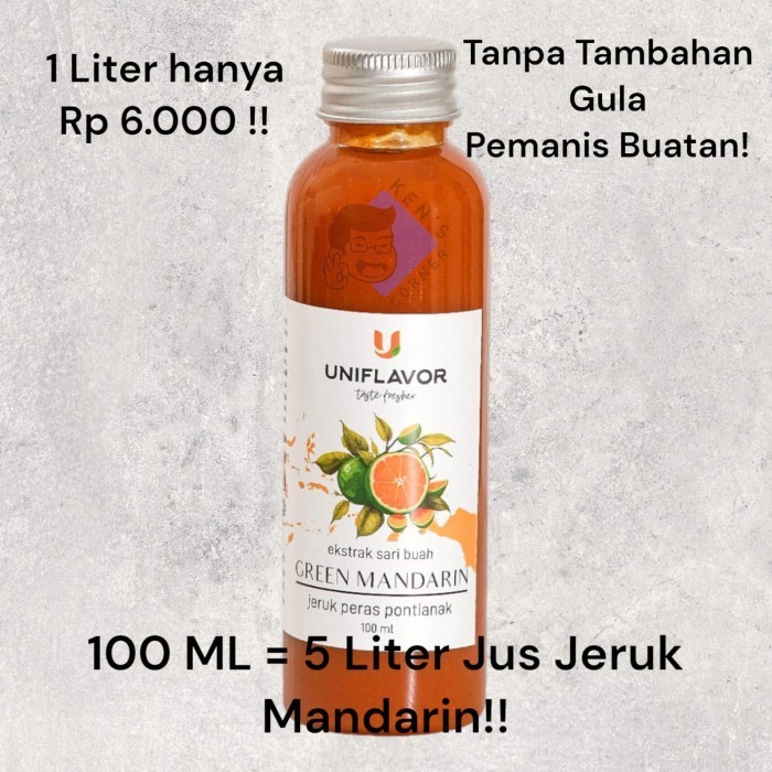 

Uniflavor Minuman Ekstrak Green Mandarin / Sari Buah Jeruk Mandarin
