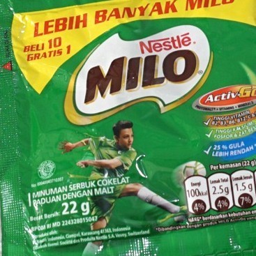 

MILO ACTIV-GO SACHET 22G / 1 RENCENG 10+1 SACHET