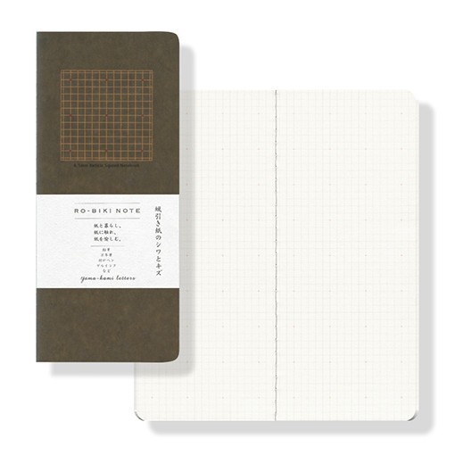 

YAMAMOTO Ro-Biki Notebook 91x210mm - Basic,6mm Ruled