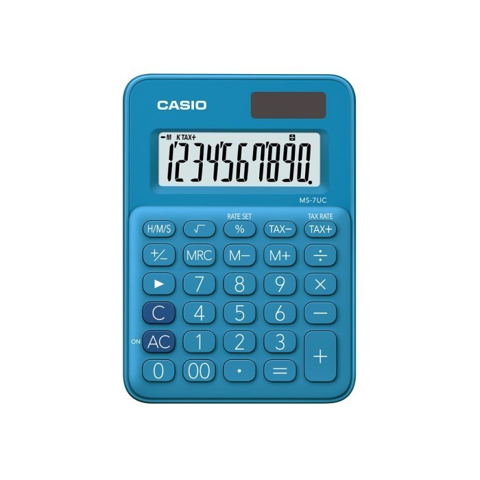 

CASIO Colorful Calculator MS-7UC Red - Pink