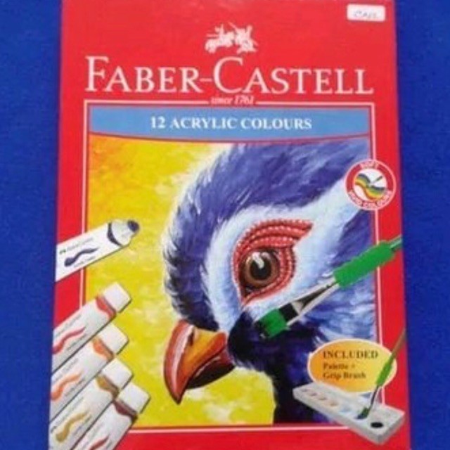 

Cat Acrilic Faber Castell 12 Warna