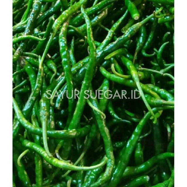 

Cabe hijau keriting / 250 gram