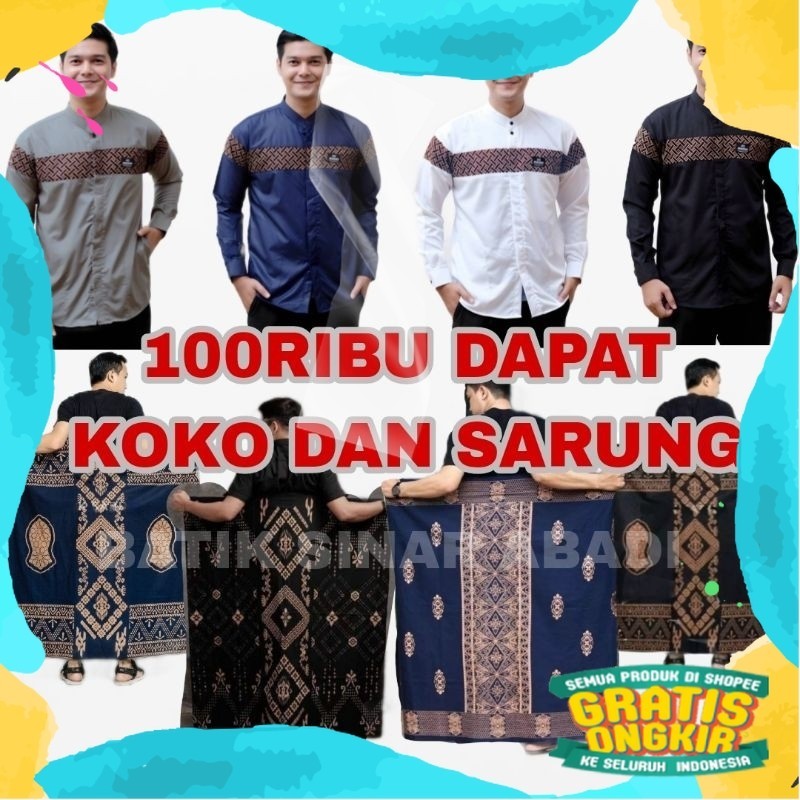 100 RIBU DAPAT BAJU KOKO DAN SARUNG/ 2024