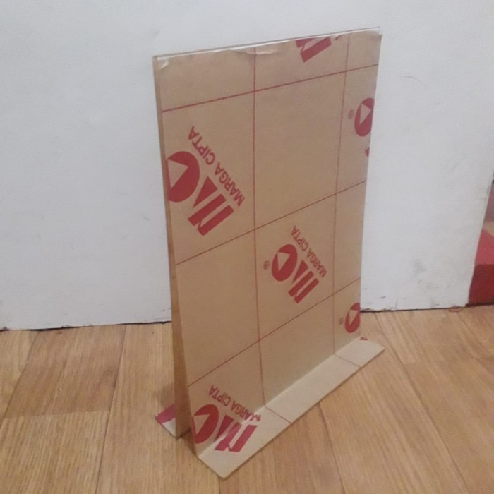 

PROMO!! -TEMPAT BROSUR / TENT HOLDER / TENT CARD AKRILIK DISPLAY 2 SISI A4
