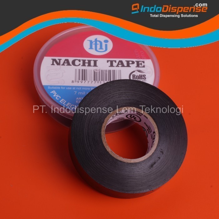 

NACHI ISOLASI LISTRIK NACHI TAPE PVC 19MM X 20M