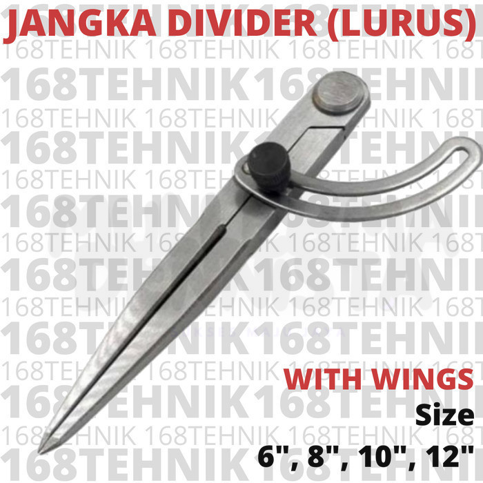 

JANGKA BESI 6" JANGKA LURUS SAYAP 6 inch WING COMPASS CALIPER 6 INCH