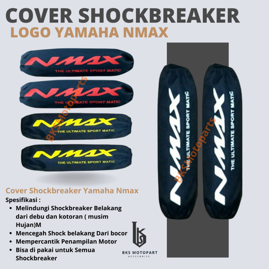 Sarung Shock Belakang Cover Pelindung Shokbreaker Belakang Motor Yamaha New Nmax 2022 Nmax Old Universal