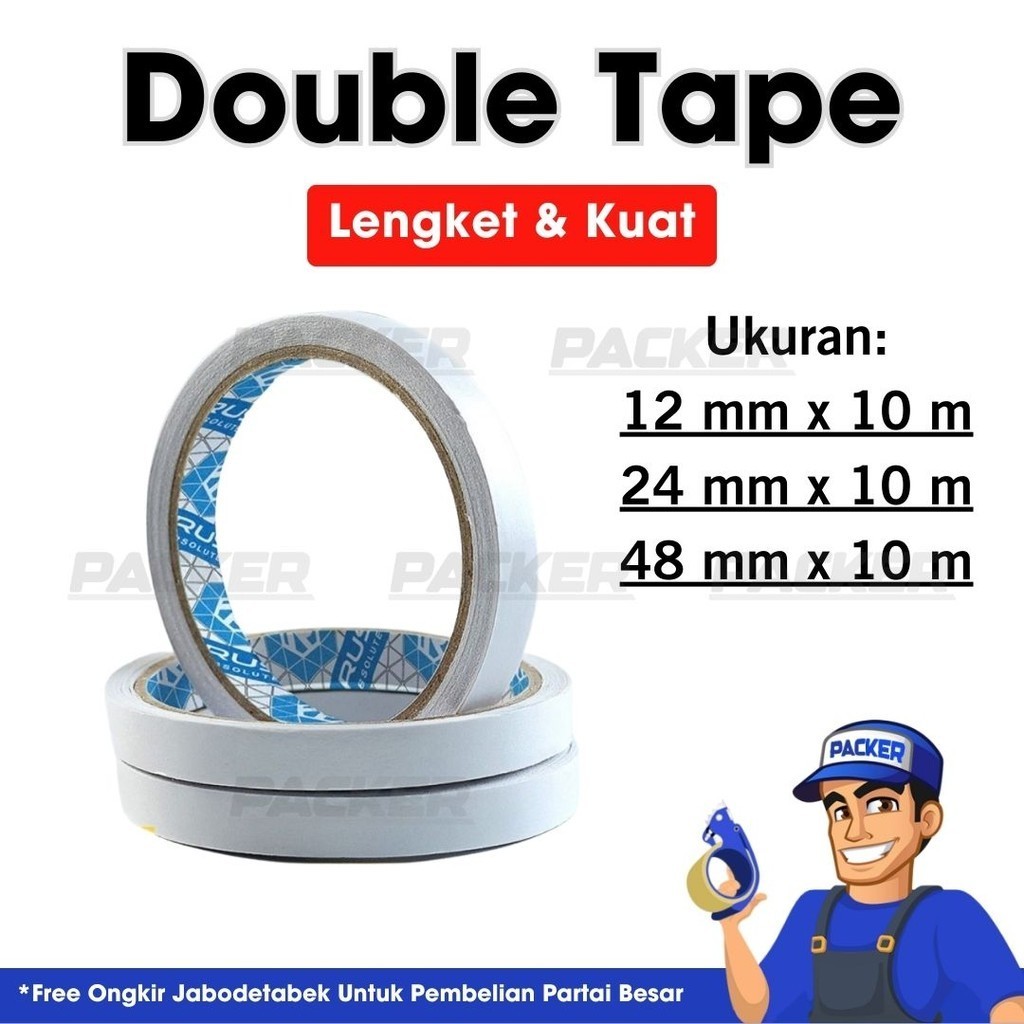 

Double Tape Rusfet Isolasi Premium Super Lengket Dan Kuat