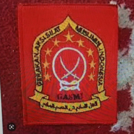 Badge Pagar nusa pencak silat Gasmi merah badge gasmi merah bet gasmi badge Gasmi pagar nusa bordir