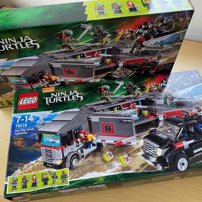 lego 79116 ninja turtle big rig snow getaway CH27