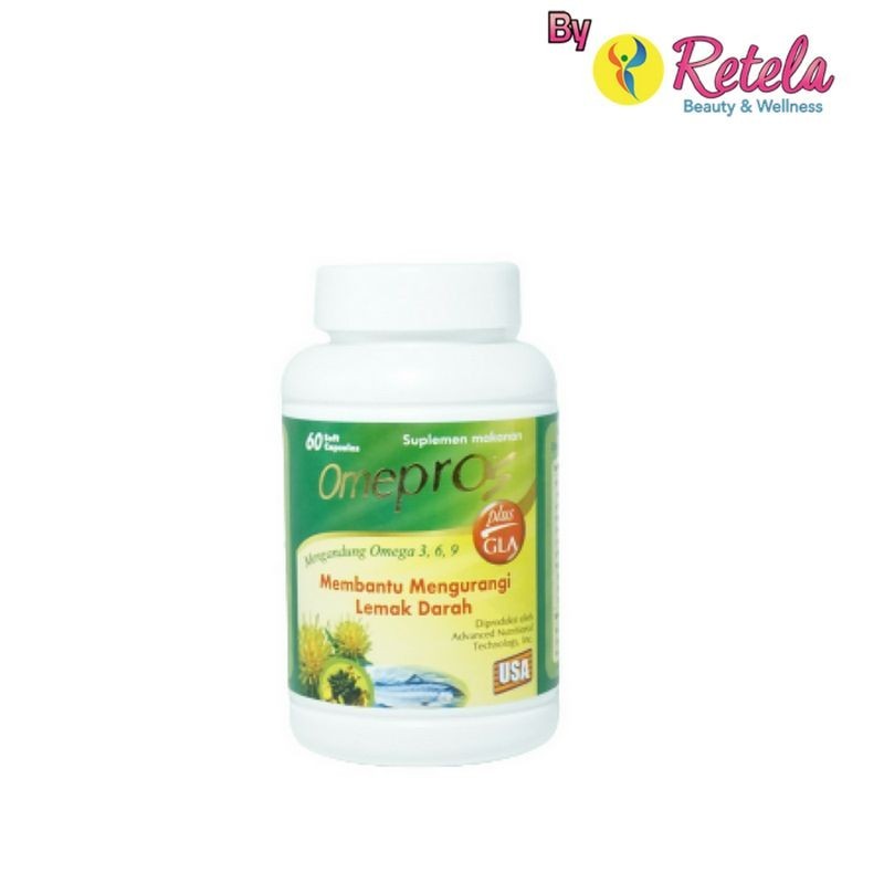 Omepros 1 Botol isi 60 Soft Capsul/ Minyak Ikan