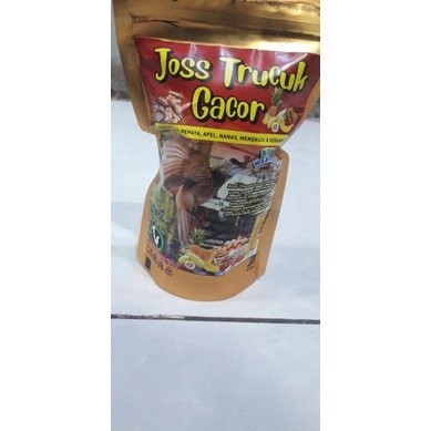 READYJOSS TRUCUK GACOR 1 POUCH VOER PAKAN MAKANAN BURUNG CUCAK HIJAU KUTILANG PEMAKAN BUAH ASLI BUAH