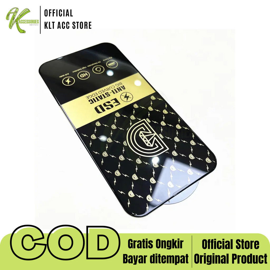 [ESD] Tempered Glass ESD Full Cover Anti Static Nokia 5.3 Nokia G10 Nokia G20 Nokia C20 Nokia C31 No