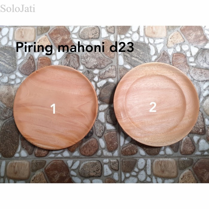 

Piring Kayu Mahoni Diamater 23cm/ Piring Saji D23cm - 2.Prg D23 Ckung murah