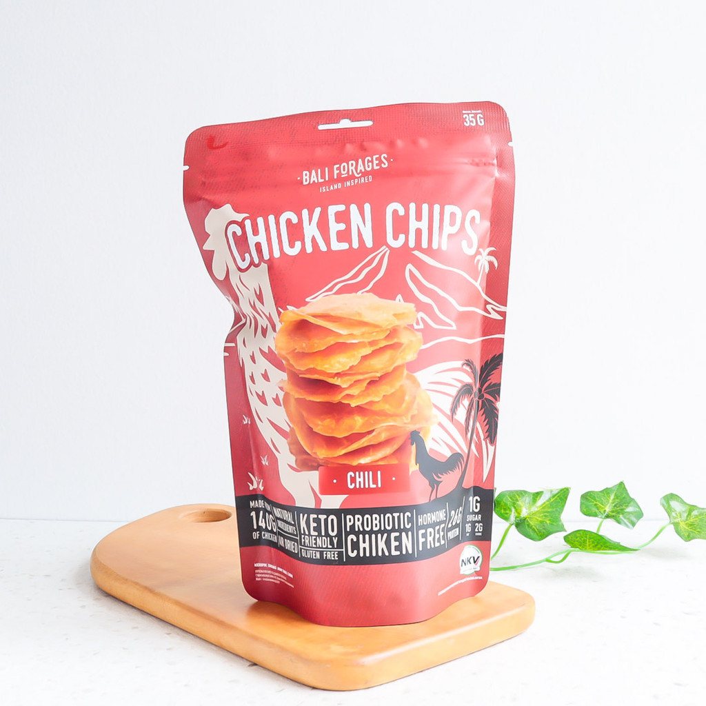 

Chicken Chips Chili keripik Ayam Krispi Cabai - Bali Forages