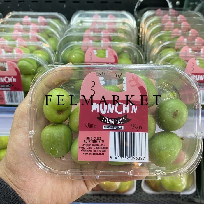 

Buah Kiwiberries New Zealand / Buah Kiwiberri / Buah Kiwi Mini / Pack