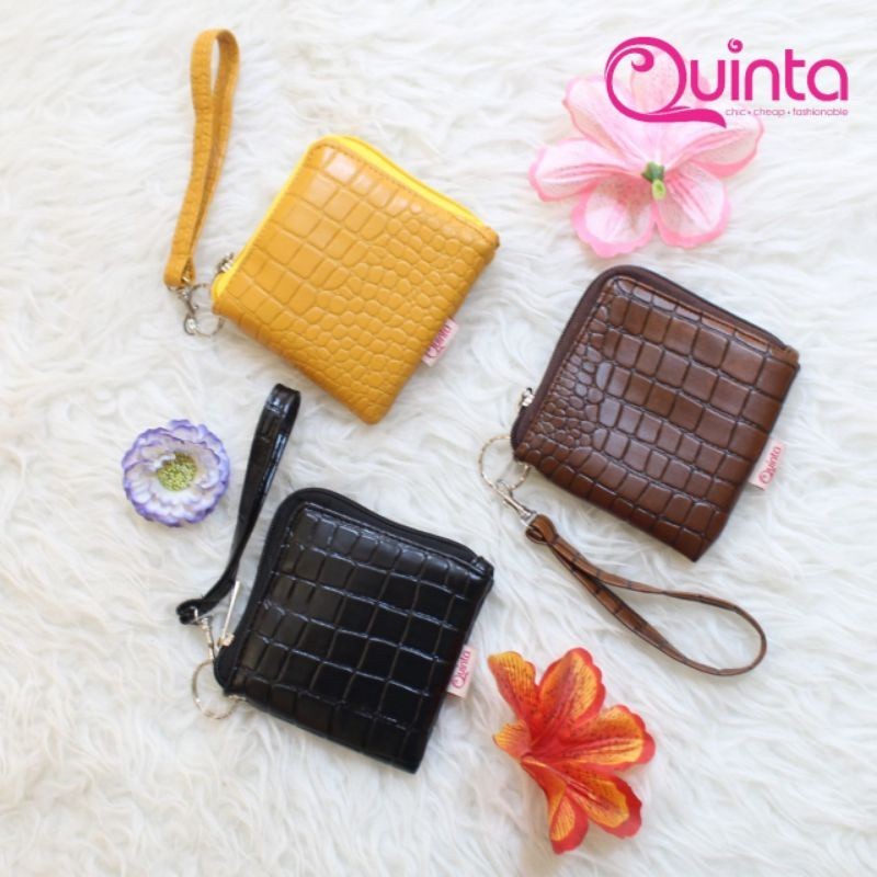 Dompet Kartu Croco best seller Card Holder Quinta Axel mini pouch (dompet kartu)