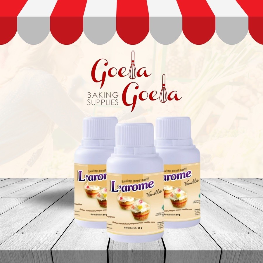 

L'arome Vanila Susu Bubuk / Larome Vanilla Milk Powder 50 gr