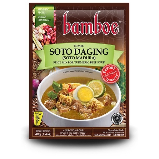 

✨ TOMOTOSTORE ✨ BAMBOE Bumbu Soto Daging Madura