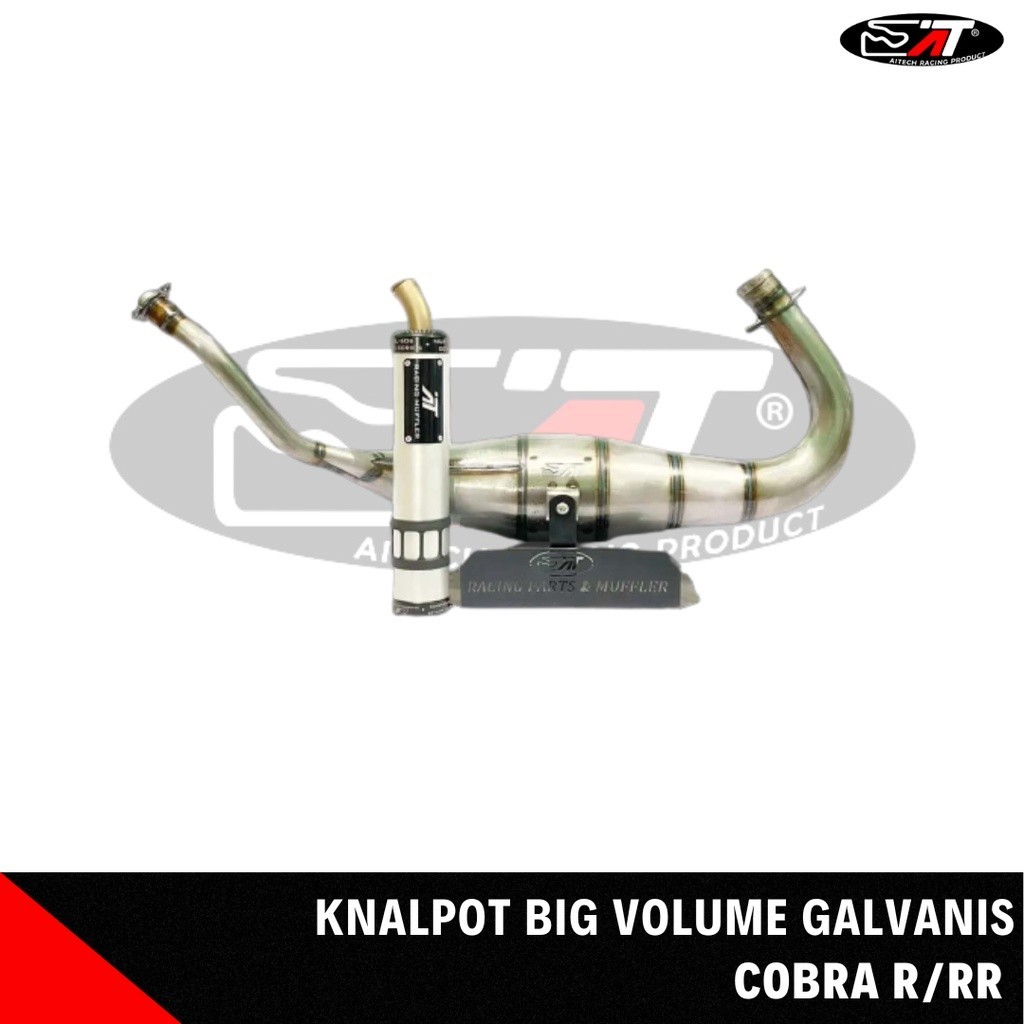 Knalpot Ninja Big Volume Galvanis Cobra R/RR Aitech