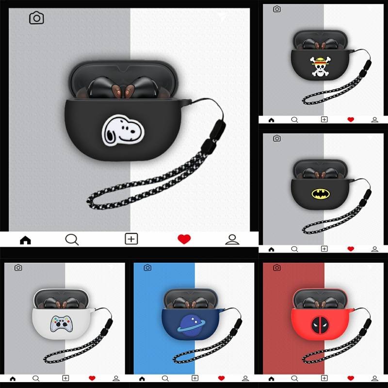 Soundpeats AIR3 case / AIR4 LITE / AIR4 CASE Silicone Protective Case Dust-proof Protective Case for