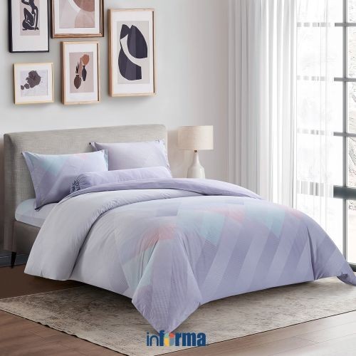 Informa 180x200 cm Set 7 pcs Seprai King Katun Jackson Sprei Seprai Aesthetic Seprei Sheet Set Bed S