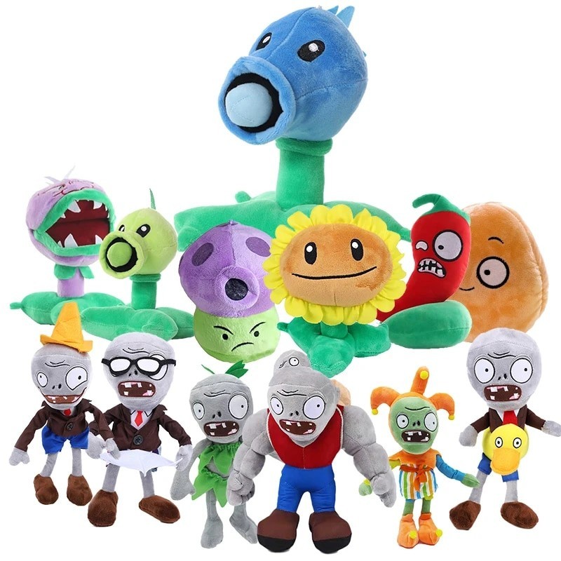 Plants vs Zombies 2 Video Game Character Plush Toys PVZ Plants Peashooter SunFlower Anime Stuffed Pl