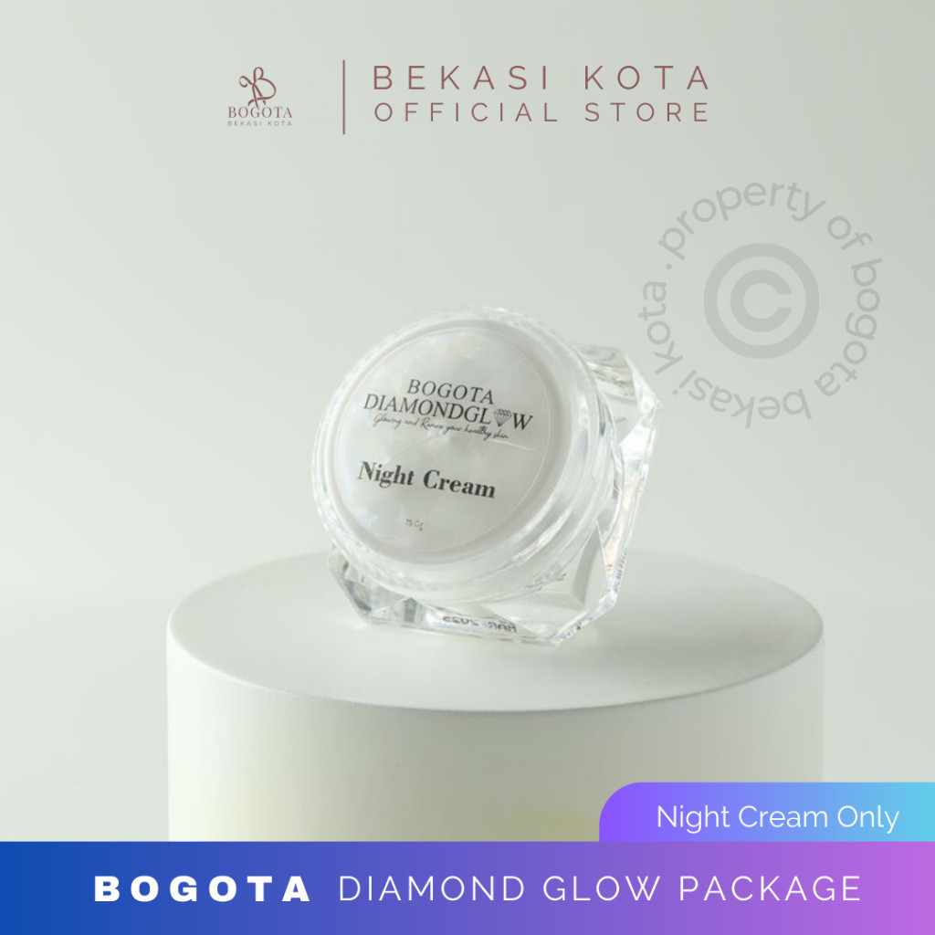 [TOP PRODUCT]Night Cream DiamondGlow by bogota beauty - Diamond Glow - Bogota Skincare Original 100% Terbukti Aman Tanpa Efek Samping
