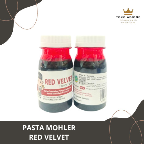 

PASTA MOHLER RED VELVET 60 ML - pasta perisa pewarna & aroma