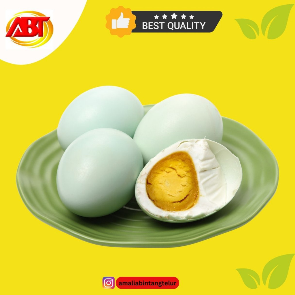 

PROMO PUNCAK ABT - Telur Bebek Asin Matang STOK TERBATAS