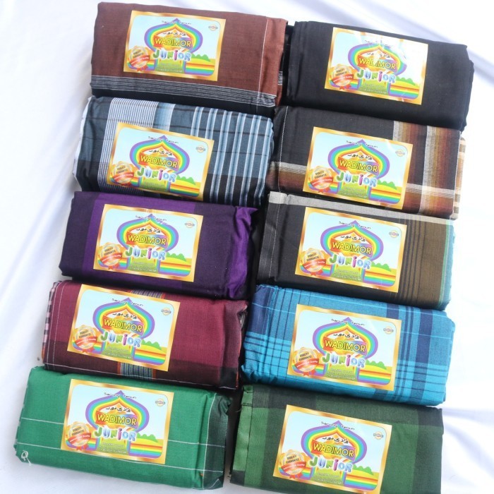 sarung anak motif/wadimor anak - hitam coklat