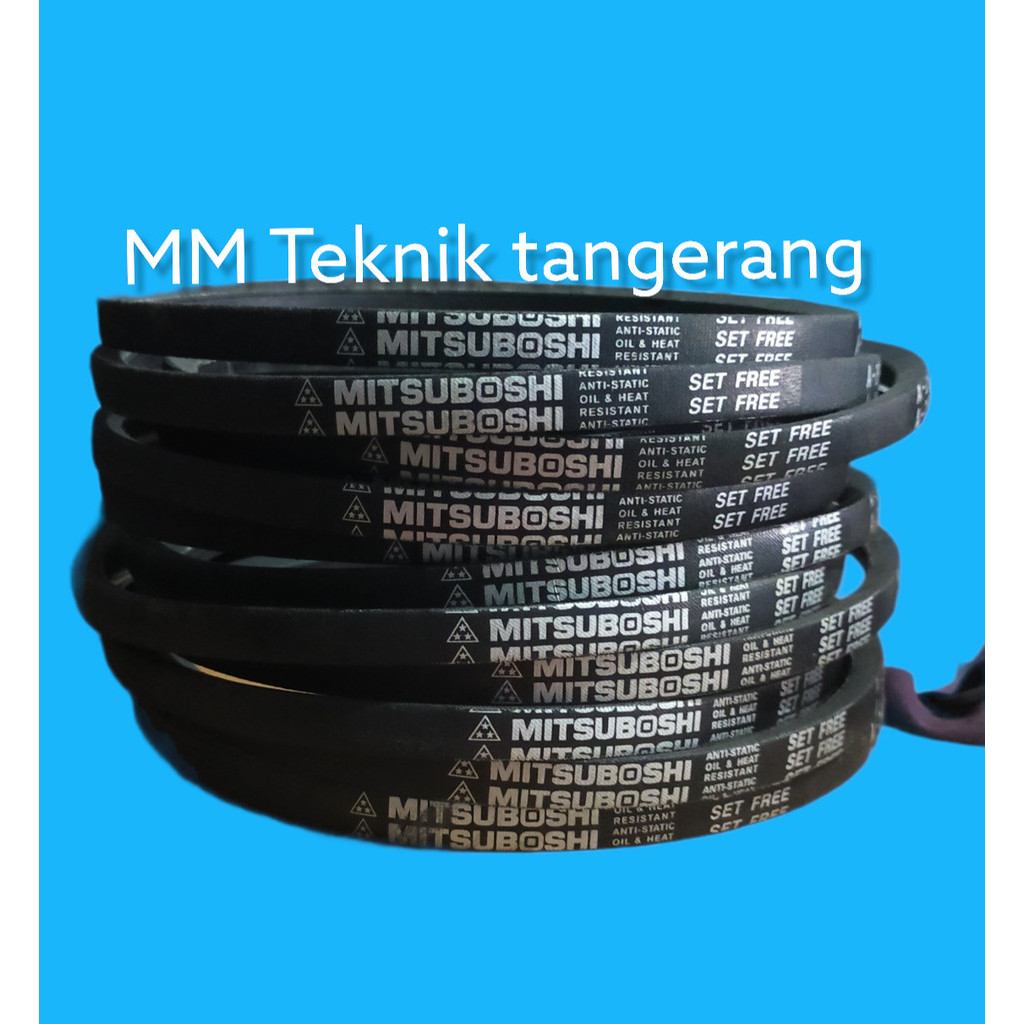 Vanbelt M37 Mitsuboshi Mbi Vpower Tali Ban Kipas Mesin Cuci Van Fan Belt M 37 V- Pan Panbelt Fanbelt