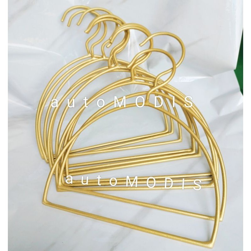 GANTUNGAN JILBAB HANGER HIJAB DISPLAY KERUDUNG ORGANIZER PAJANGAN BUTIK KAYU NATURAL INFORMA LAYANG 