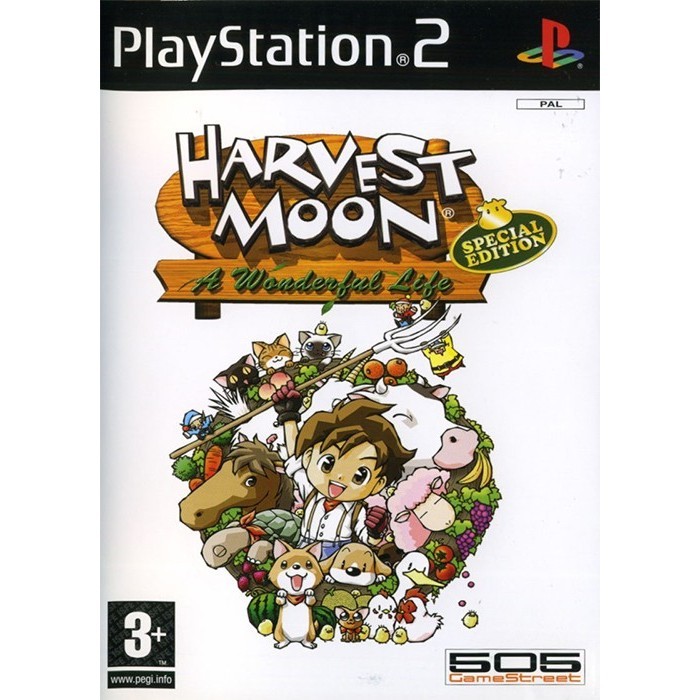 Kaset Playstation 2 - Harvest Moon A Wonderful Life Special Edition