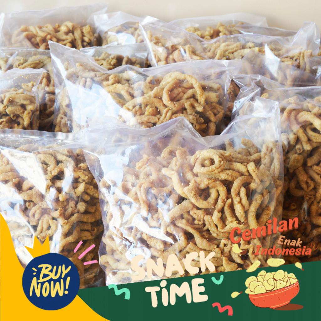 

PROMO SPESIAL Keripik Usus Ayam Original Asin Gurih Renyah Kiloan 1 Kg Afif Jaya Cemilan