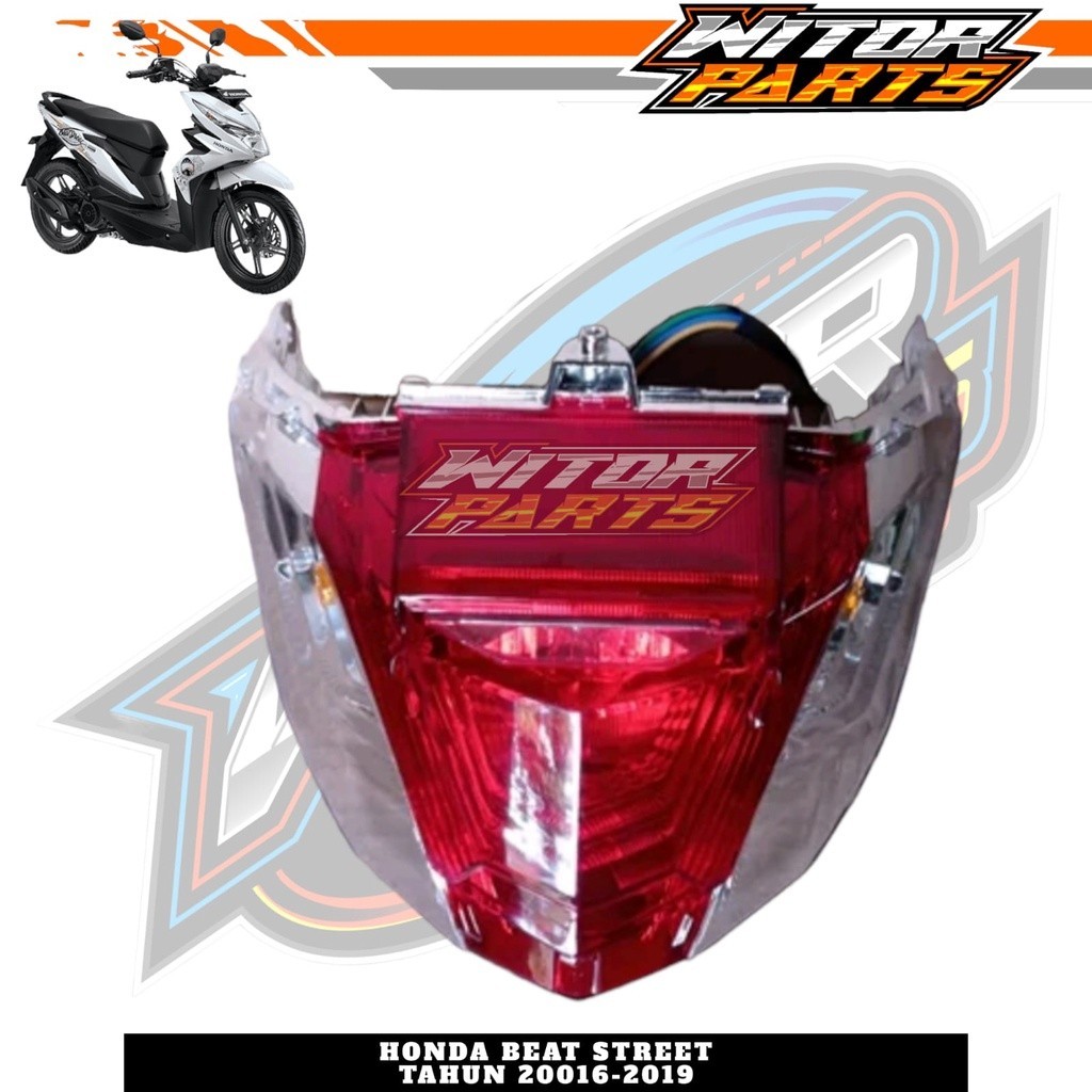 Lampu Belakang Honda Beat Street 2016 2017 2018 2019 / Lampu Stop Honda Beat Street 2016 2017 2018 2